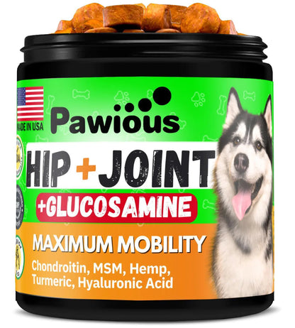 Hip and Joint Supplement for Dogs Glucosamine Dog Joint Pain Relief 120 Chews